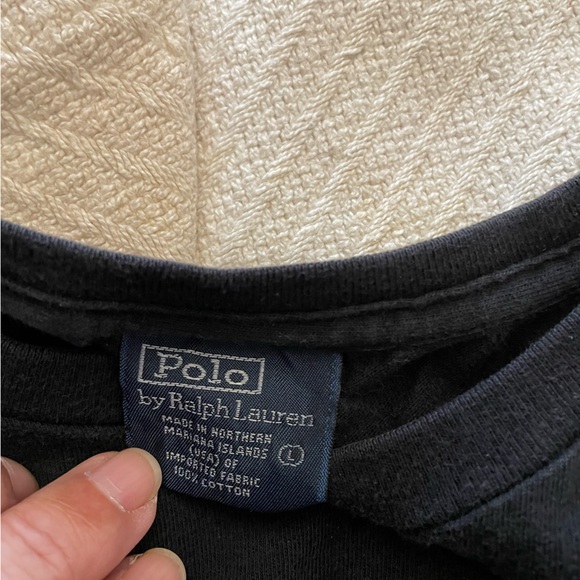 Men’s T-Shirt from Ralph Lauren Polo. Size Large. Color is Black. - Picture 4 of 5